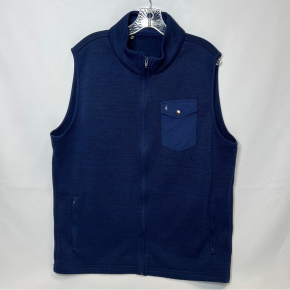 Criquet Vest Golf Apparel Full Zip XL Navy Blue - Picture 7 of 10